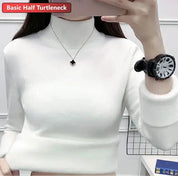 SILVY | Cozy Fleece-Lined Turtleneck Sweater - Lizabella Fashion