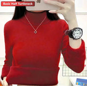 SILVY | Cozy Fleece-Lined Turtleneck Sweater - Lizabella Fashion