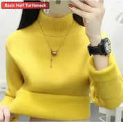 SILVY | Cozy Fleece-Lined Turtleneck Sweater - Lizabella Fashion