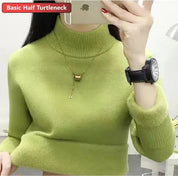 SILVY | Cozy Fleece-Lined Turtleneck Sweater - Lizabella Fashion