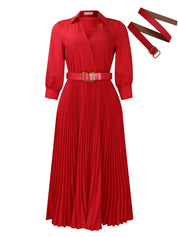 ISABELA | Elegant Mid-Length Spring Dress in Plus Sizes