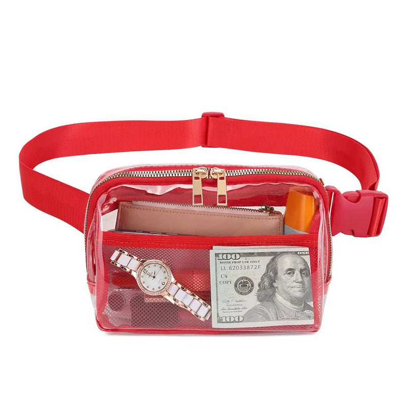Winnie | Transparent Waterproof Crossbody Waist Bum Bag