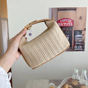 Elyse | Women's Small Woven Straw Crossbody Handbag