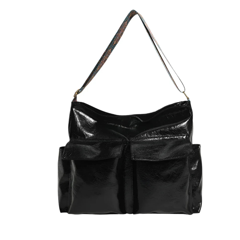 Anya | Retro Multi-Pocket Crossbody Messenger Handbag