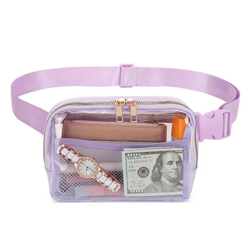 Winnie | Transparent Waterproof Crossbody Waist Bum Bag