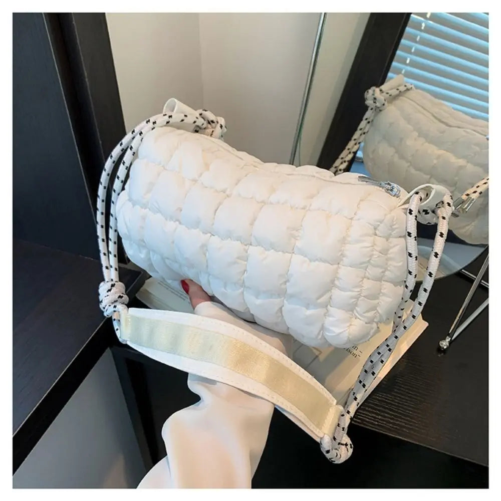 Raegan | Quilted Nylon Waterproof Crossbody Messenger Travel Bag