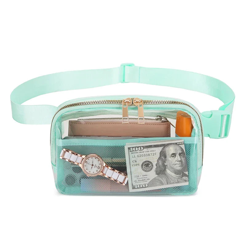 Winnie | Transparent Waterproof Crossbody Waist Bum Bag