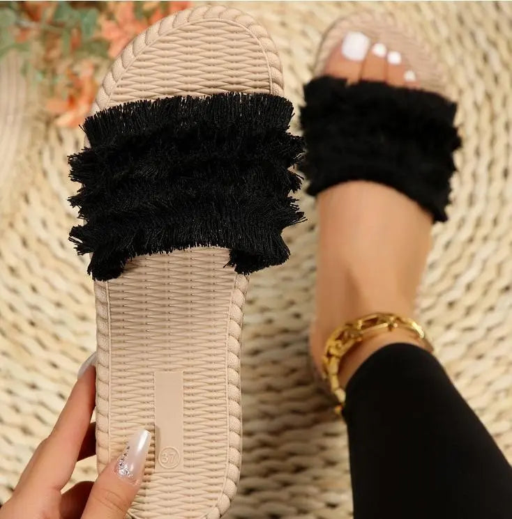 Savannah Boho Chic Flip-Flop Sandals for Effortless Summer Style - Lizabella Fashion