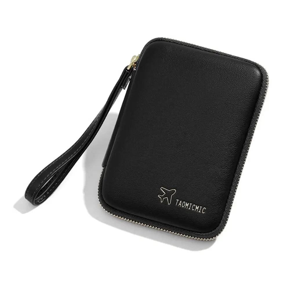 Augustine | Elegant PU Leather Passport Holder Travel Wallet