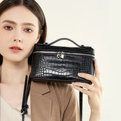 Elisa | Women's Leather Top-Handle Crossbody Sling Handbag