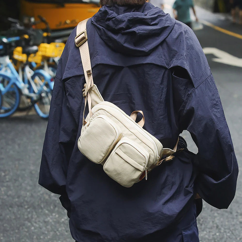 Amani | Casual Water-Resistant Nylon Waist Pack Crossbody Bum Bag