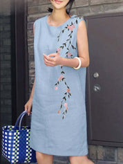 SOFIA | Floral Embroidered Dress
