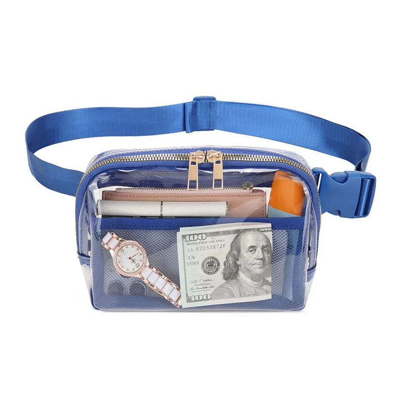 Winnie | Transparent Waterproof Crossbody Waist Bum Bag