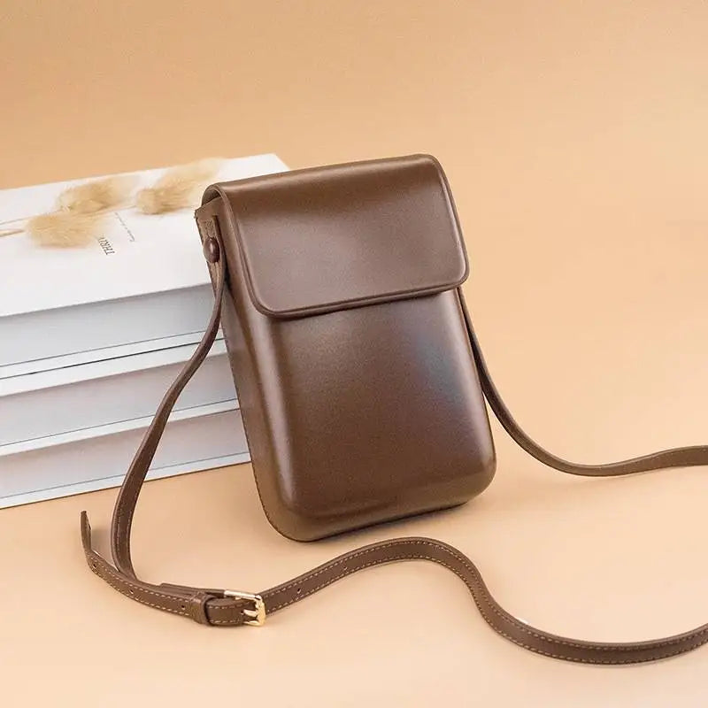 Arielle | Minimalist PU Leather Small Crossbody Purse Bag