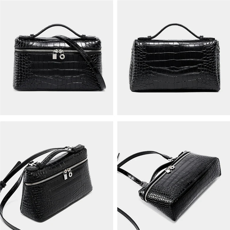 Elisa | Women's Leather Top-Handle Crossbody Sling Handbag