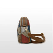 Bria | Women's Patchwork Design Mini Crossbody Sling Bag