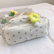 Oaklee | Women's Floral Canvas Crossbody Messenger Bag