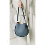 Chaya | Women's Leather Crossbody Messenger Saddle Bag