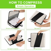 Ashlynn | 6 Pack Compression Packing Cubes Travel Organisers