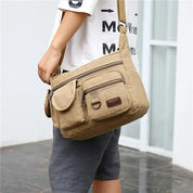 Rio | Canvas Crossbody Messenger Bag