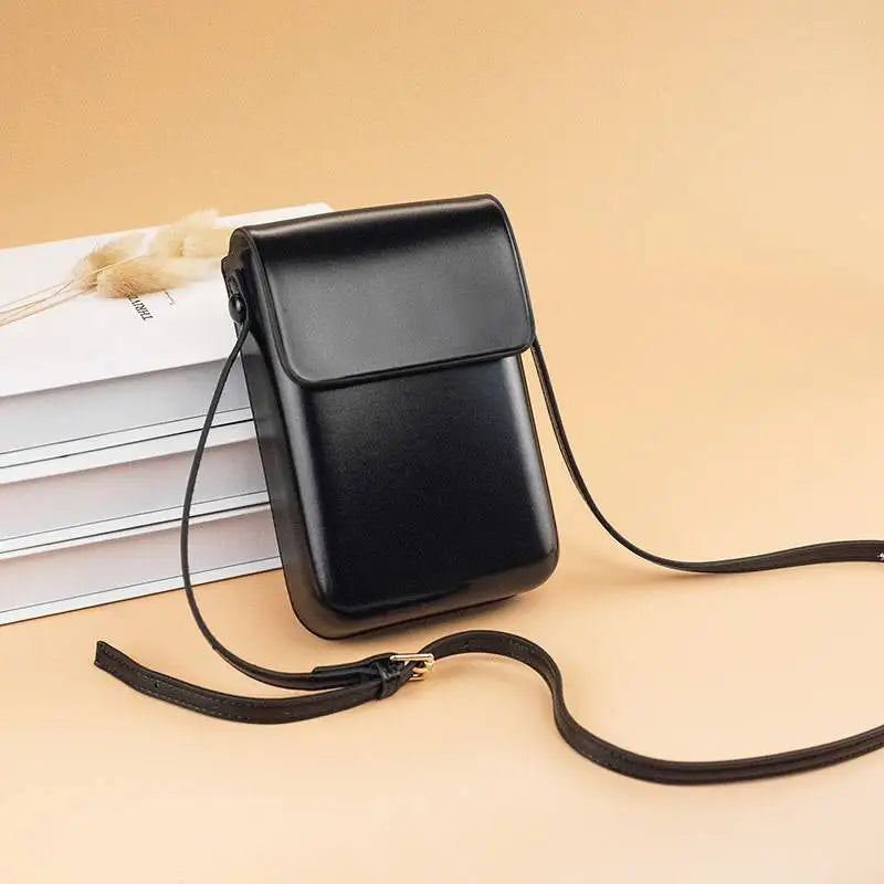 Arielle | Minimalist PU Leather Small Crossbody Purse Bag