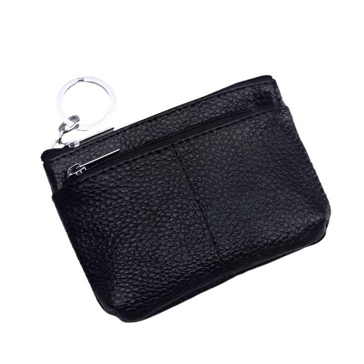 Linda | Compact Genuine Leather Travel Pouch Wallet with Key Holder