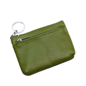 Linda | Compact Genuine Leather Travel Pouch Wallet with Key Holder