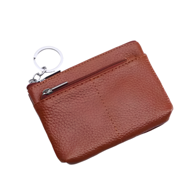 Linda | Compact Genuine Leather Travel Pouch Wallet with Key Holder