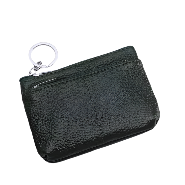 Linda | Compact Genuine Leather Travel Pouch Wallet with Key Holder