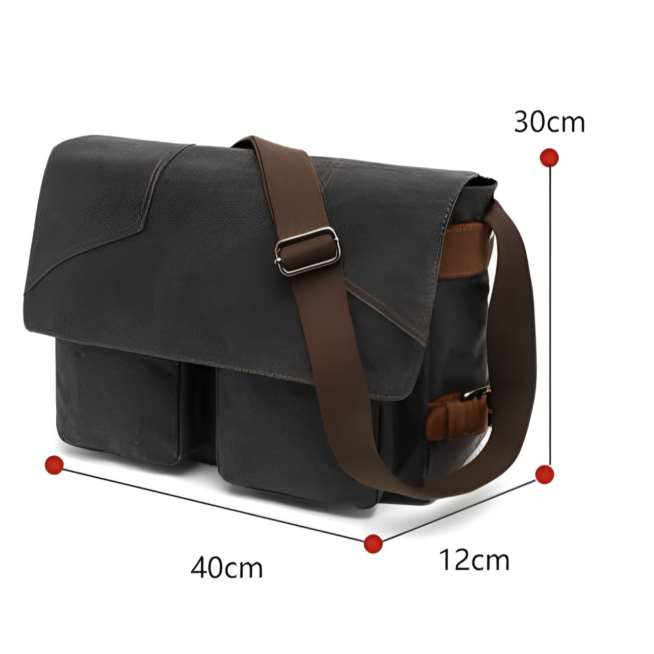 Zachary | Waterproof Canvas Crossbody Messenger Bag