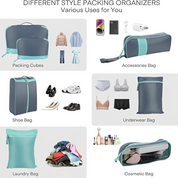 Sol | Multi-Functional & Versatile 7-Piece Set Travel Organizer