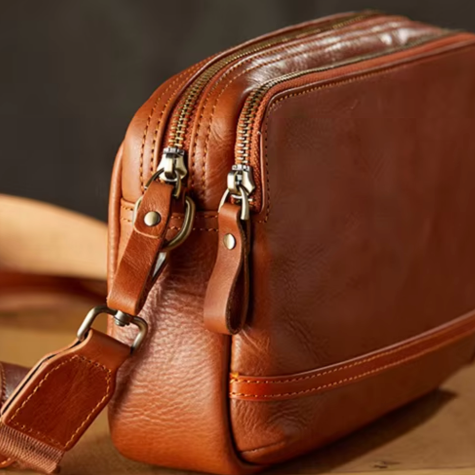 Landen | Retro Genuine Leather Crossbody Sling Bag