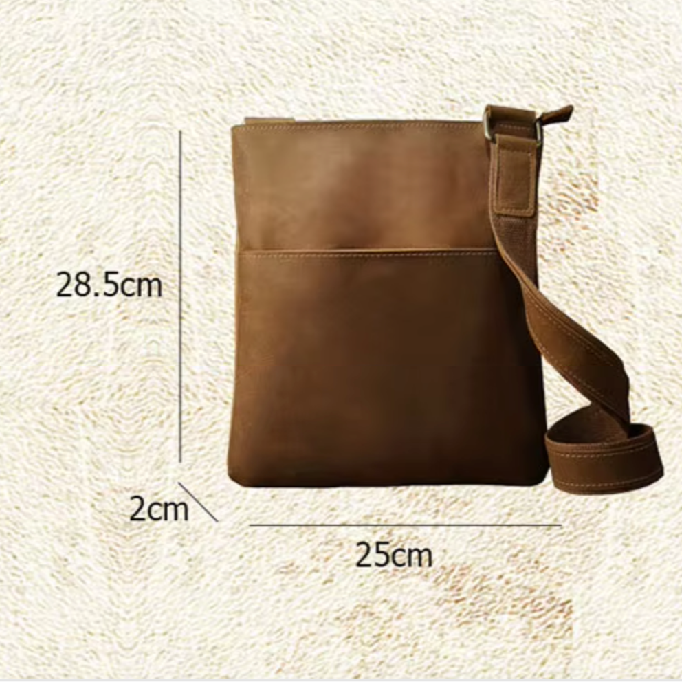 Vincenzo | Stylish Vintage-Inspired Design Crossbody Travel Bag