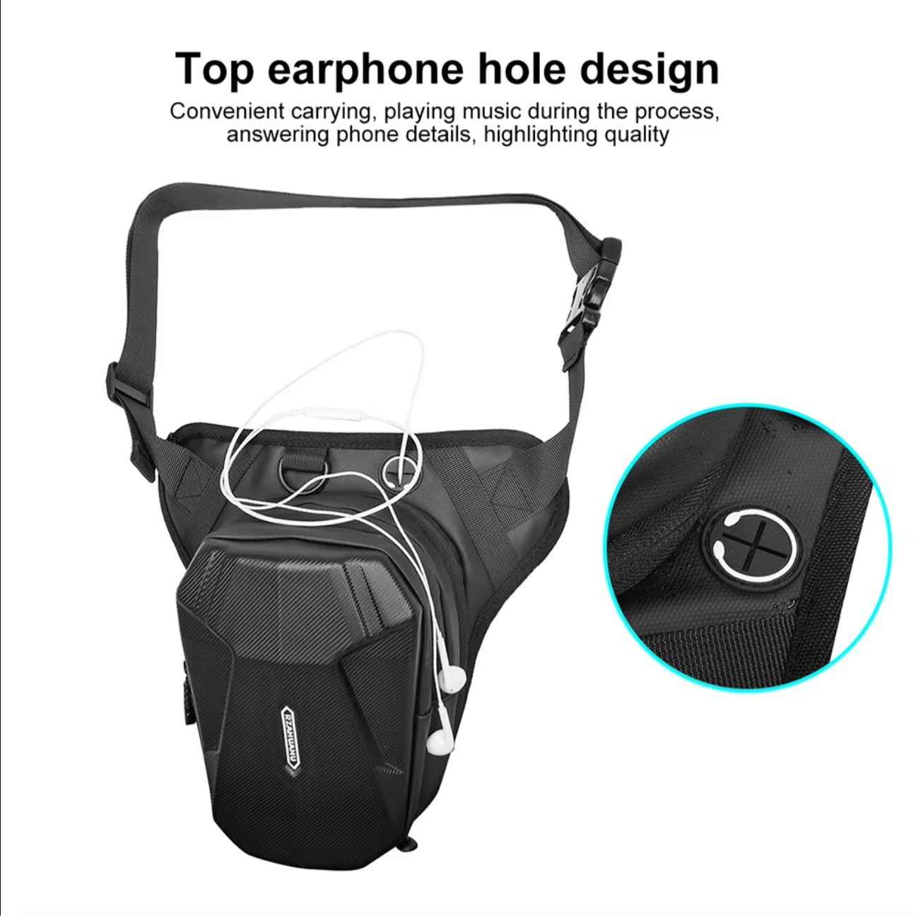 Jerry | Expandable Waterproof Motorcycle Drop Leg Bum Bag