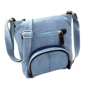 Alexa | Mini Denim Crossbody Sling Bag