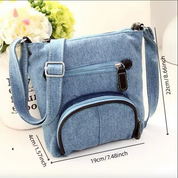 Alexa | Mini Denim Crossbody Sling Bag