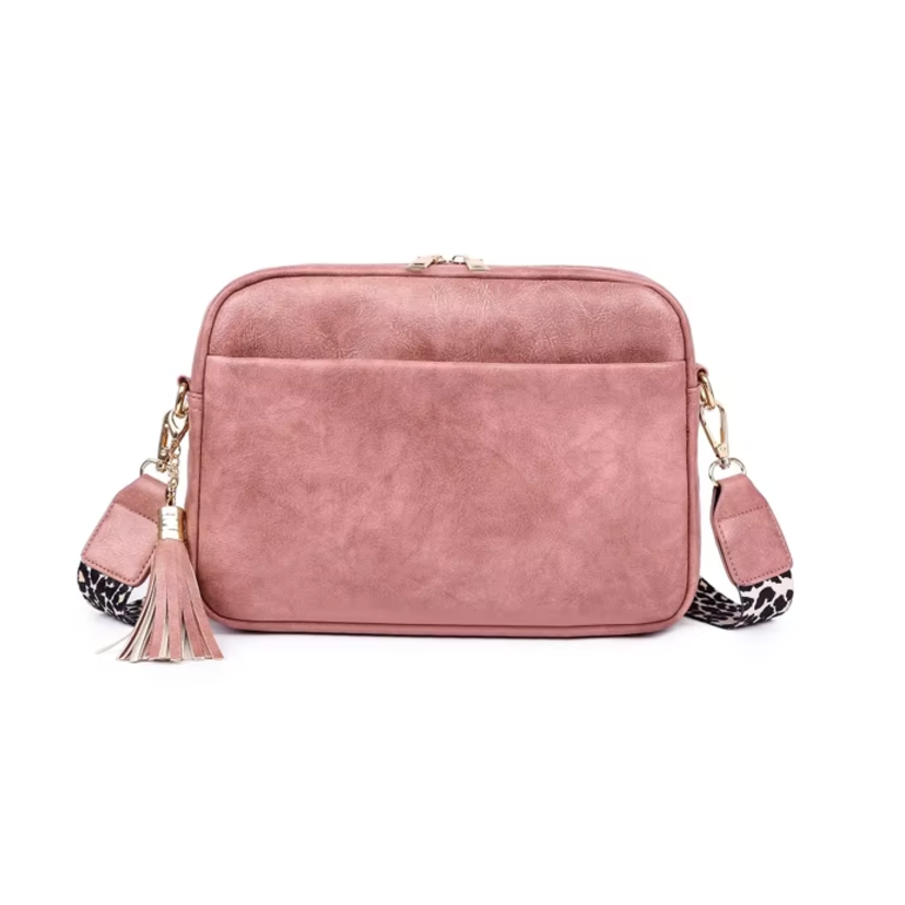 Hattie | Triple Zip Women's Crossbody Travel Bag