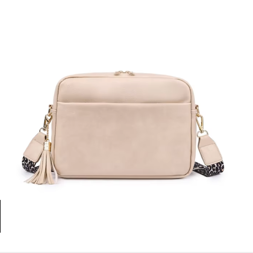 Hattie | Triple Zip Women's Crossbody Travel Bag