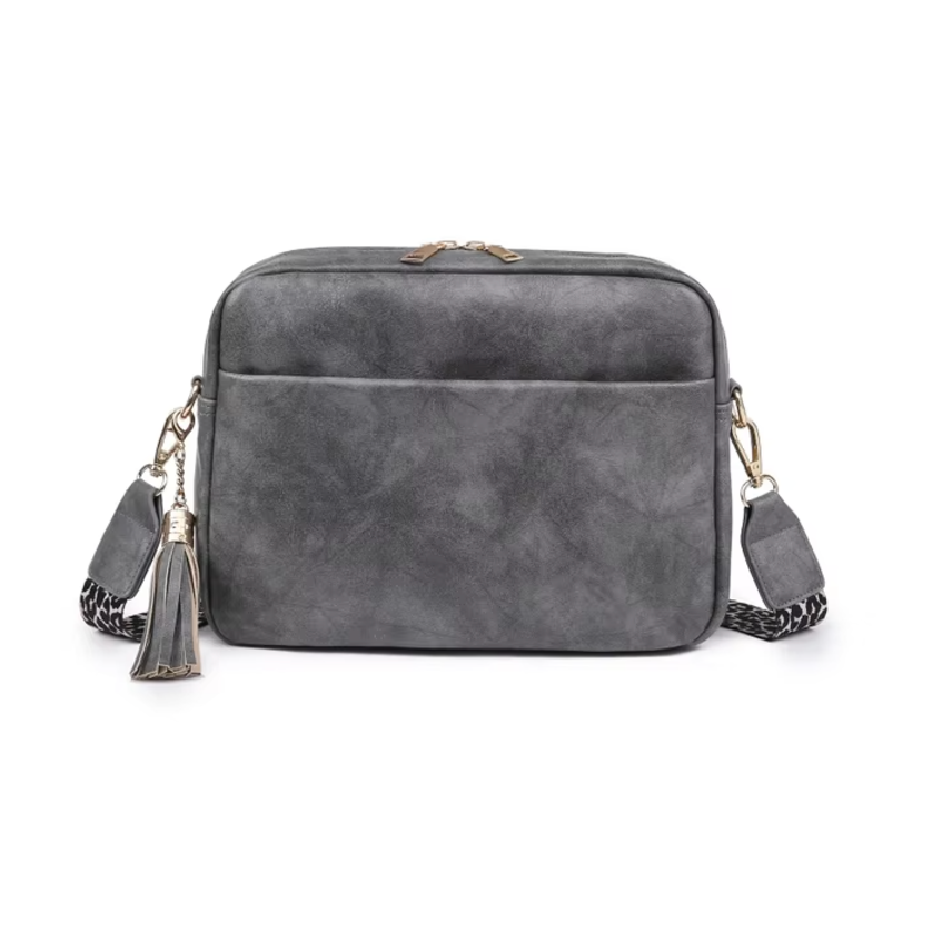 Hattie | Triple Zip Women's Crossbody Travel Bag