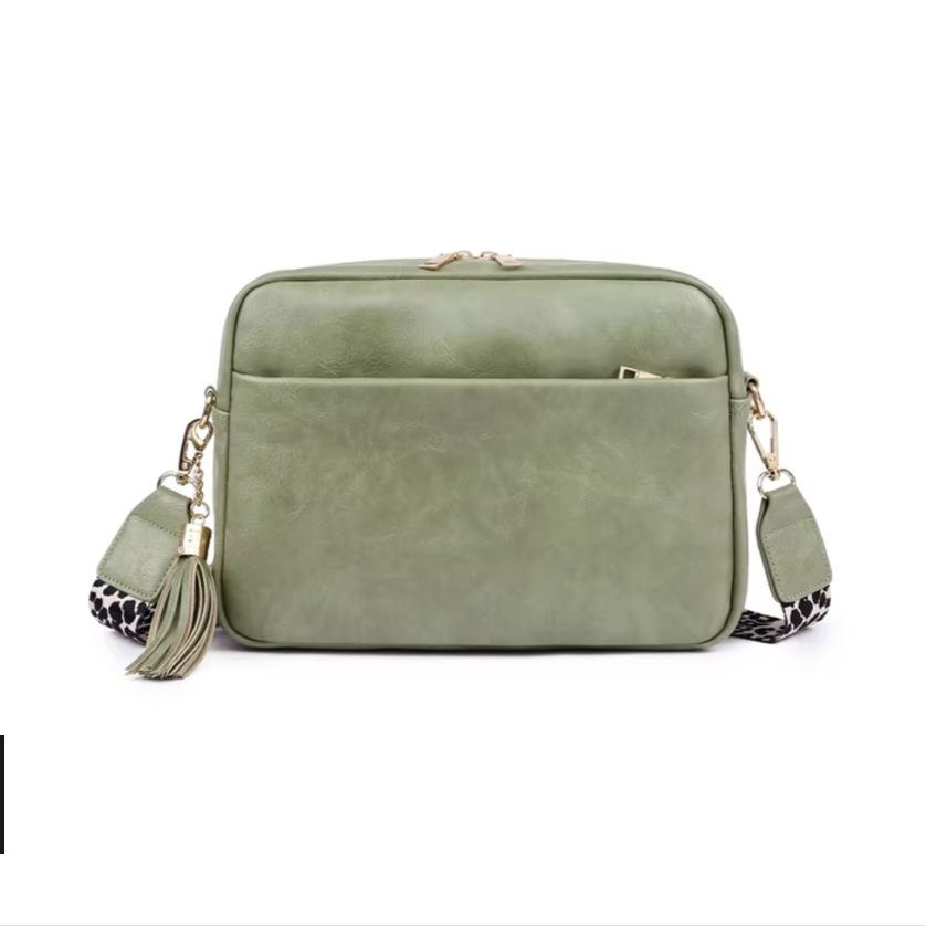 Hattie | Triple Zip Women's Crossbody Travel Bag