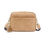 Hattie | Triple Zip Women's Crossbody Travel Bag