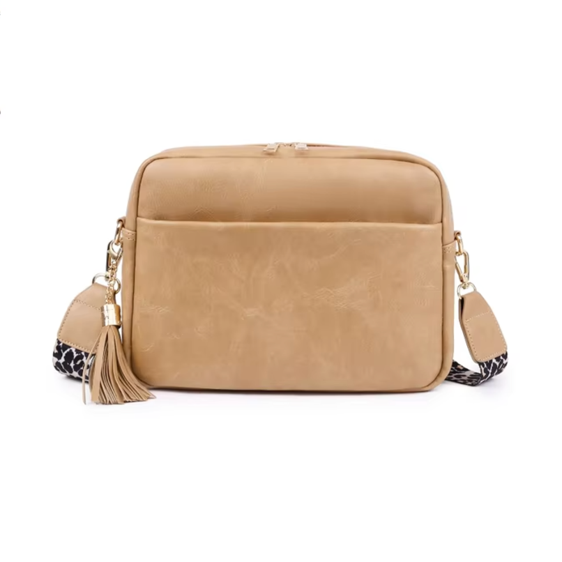 Hattie | Triple Zip Women's Crossbody Travel Bag