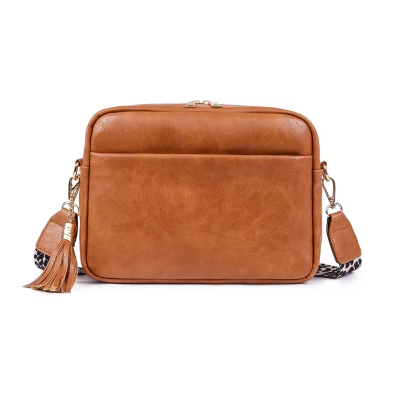 Hattie | Triple Zip Women's Crossbody Travel Bag