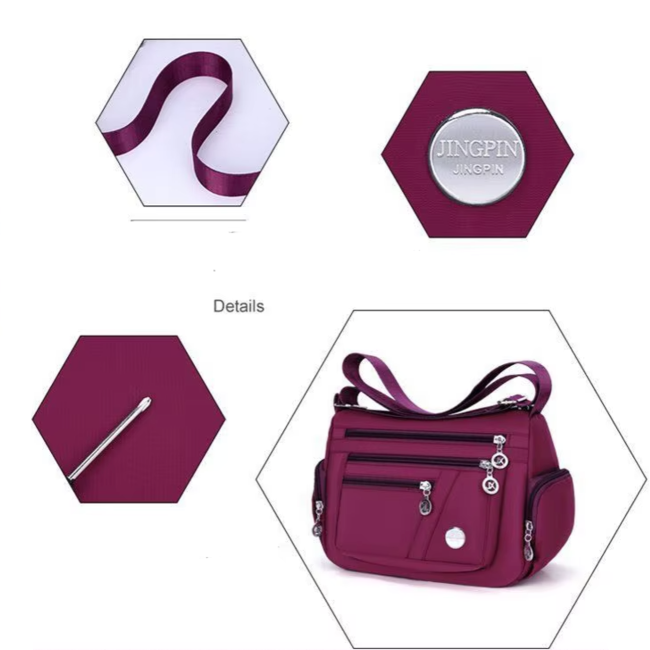 Alessandra | Chic Large Capacity Crossbody Travel Bag