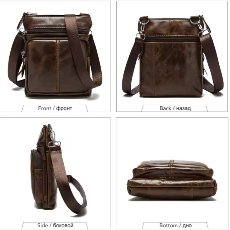 Max | Small Crossbody Leather Bag