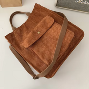 Adele | Corduroy Crossbody Travel Handbag