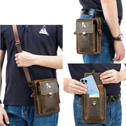Lachlan | Men's Retro Leather Small Crossbody Shoulder Sling Bag