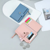 Kater| Ultra-Thin PVC Passport & Card Holder Travel Wallet with Coin Purse