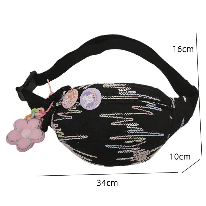 Estella | Women’s Waterproof Nylon Crossbody Fanny Pack Bum Bag