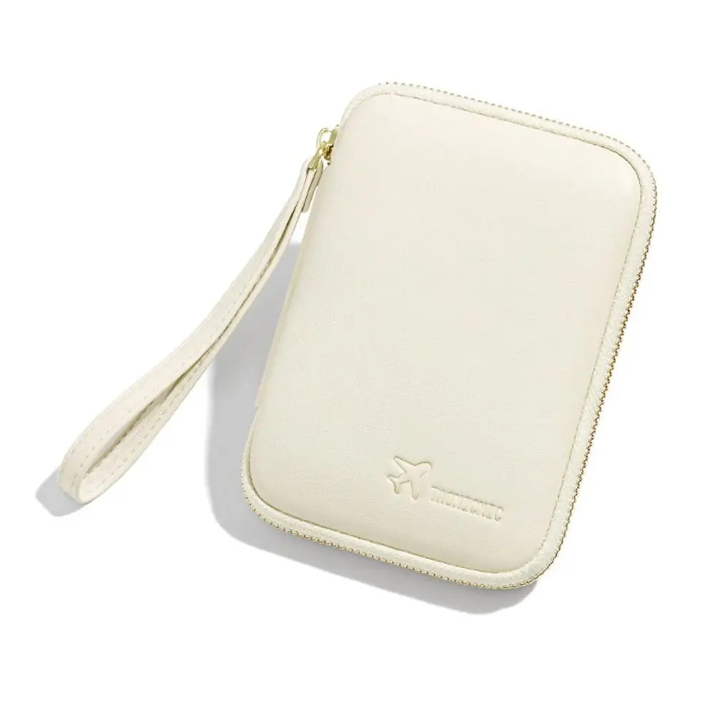 Augustine | Elegant PU Leather Passport Holder Travel Wallet